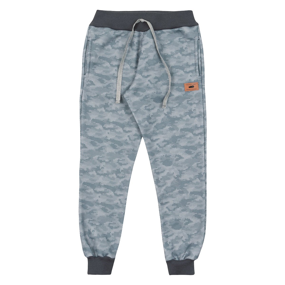Calça Moletom Infantil Marlan Camuflada Masculina - Cinza Menor preço em Calça Moletom Infantil Marlan Camuflada Masculina - Cinza