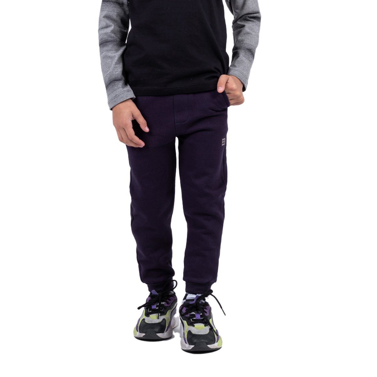 Calça Moletom Infantil Nicoboco Riraphy Masculina - Chumbo Menor preço em Calça Moletom Infantil Nicoboco Riraphy Masculina - Chumbo