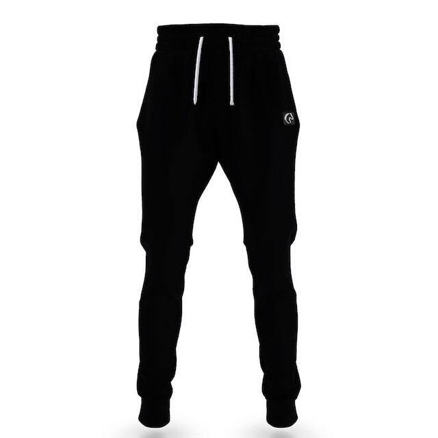 Calça Moletom Jogger Cargo Masculina Preta Com Bolsos W2