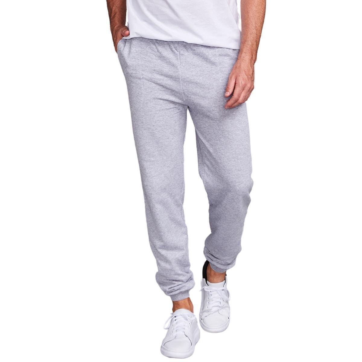 Calça Moletom Masculino Jogger Slim Menor preço em Calça Moletom Masculino Jogger Slim