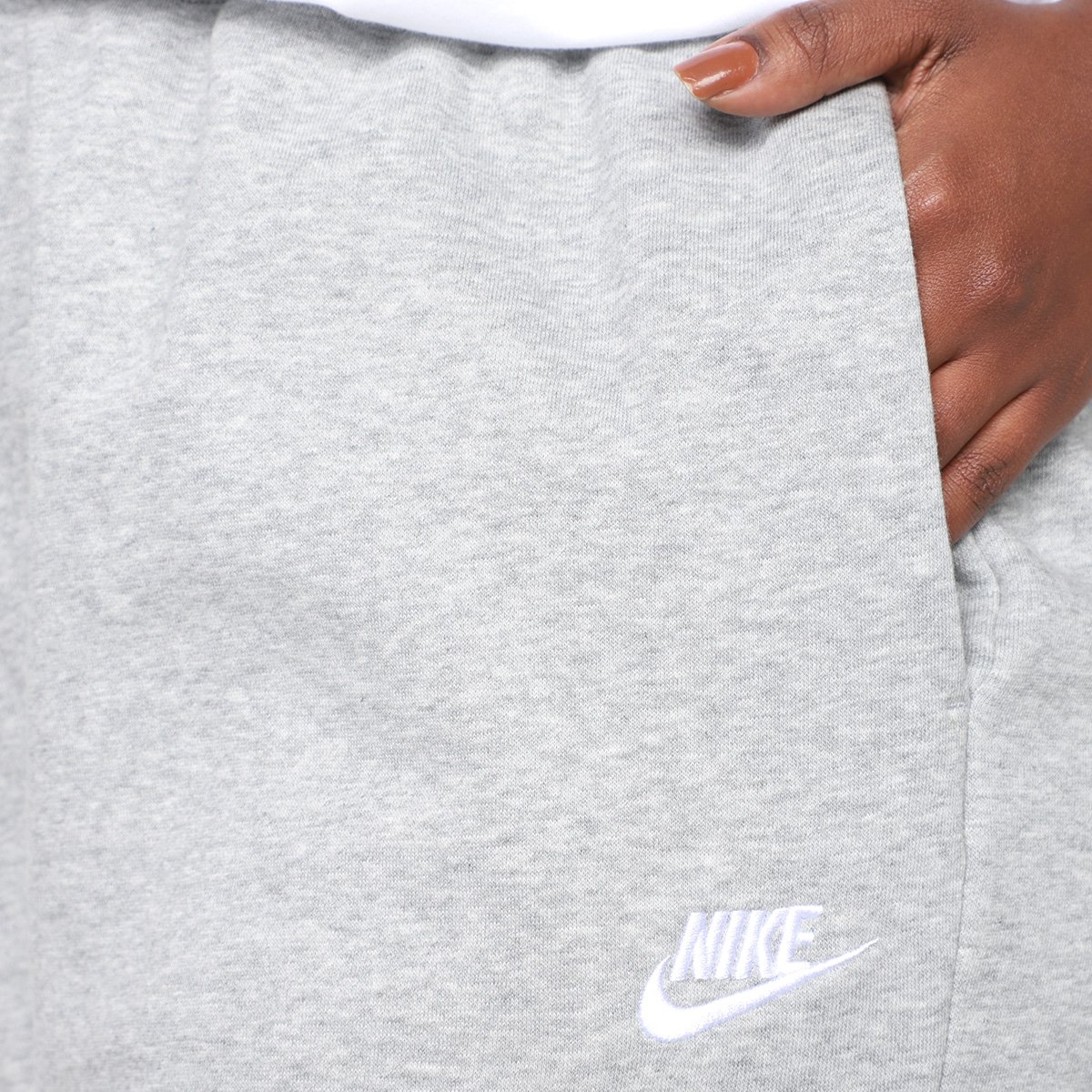 Calça Moletom Nike Sportswear Club Fleece Plus Size Feminina