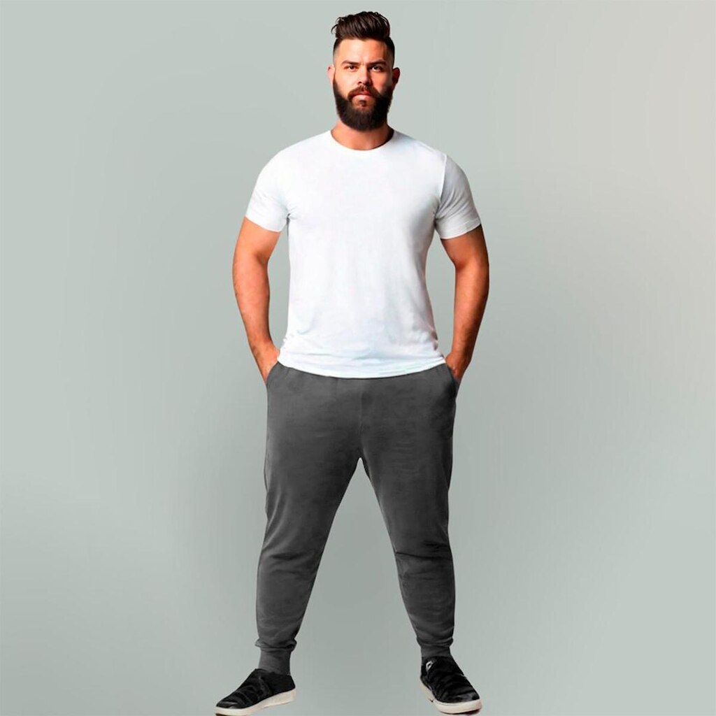 Calça Moletom Plus Size Básica
