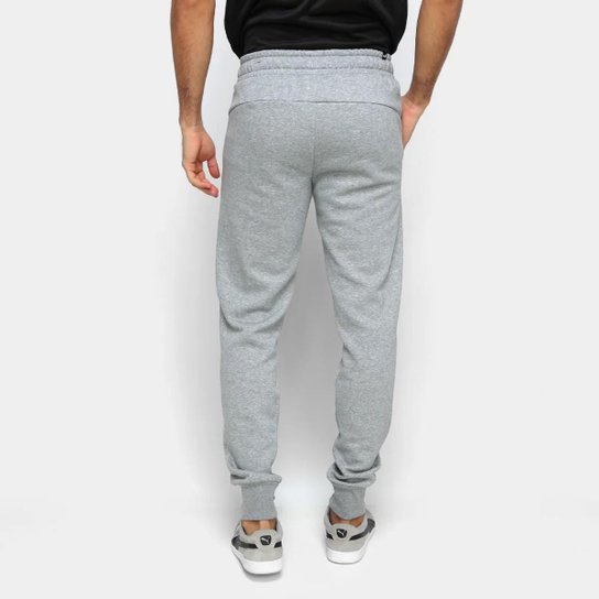 Calça Moletom Puma Essentials Logo Fleece CL PP Masculino Cinza