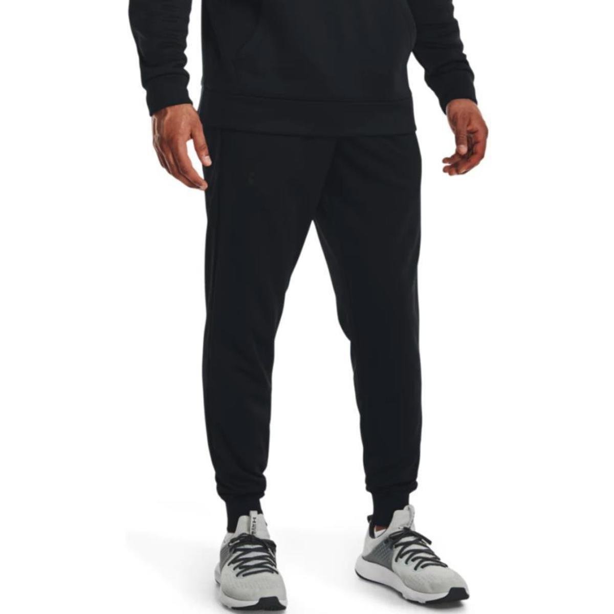 Calça Moleton Under Armour Masculina Jogger Casual Dia a Dia - Preto Menor preço em Calça Moleton Under Armour Masculina Jogger Casual Dia a Dia - Preto