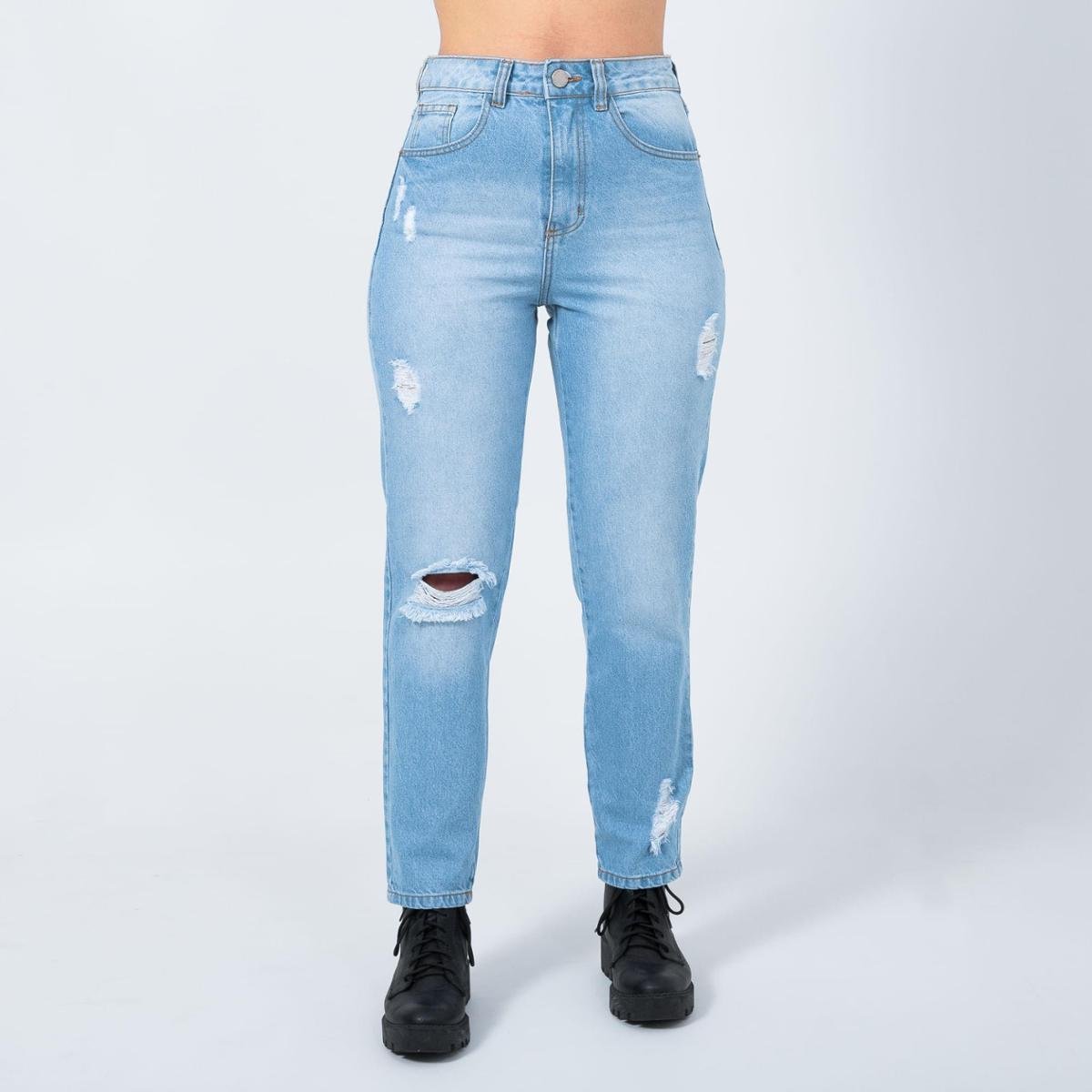 Calça mom lady rock online
