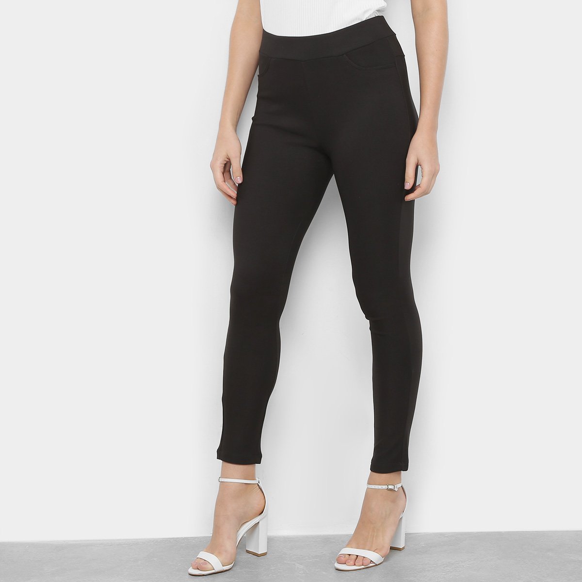 Calça Montaria Facinelli Lisa Feminina - Preto Menor preço em Calça Montaria Facinelli Lisa Feminina - Preto