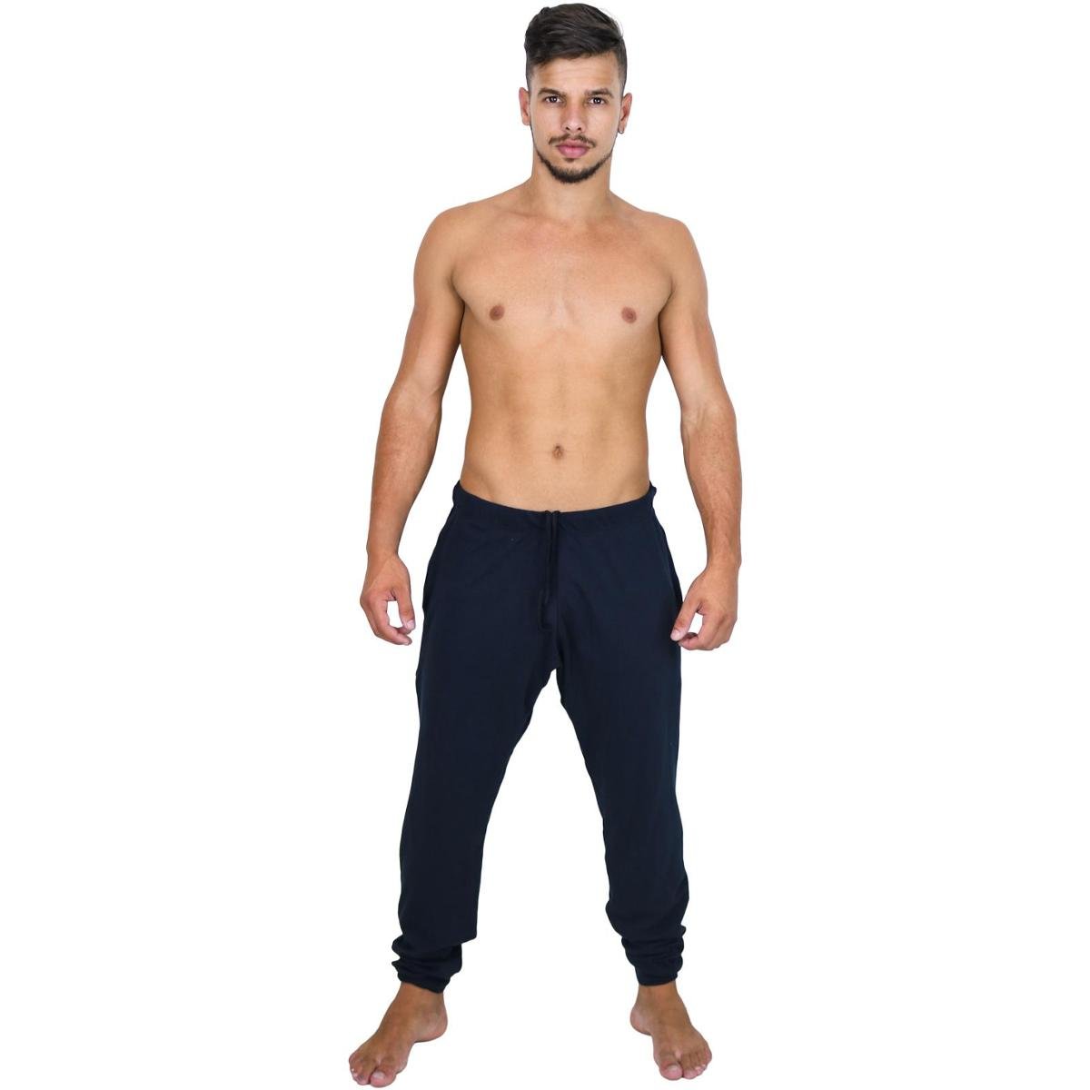Menor preço em Calça MVB Modas Moletom Skinny Fitness Masculina - Preto