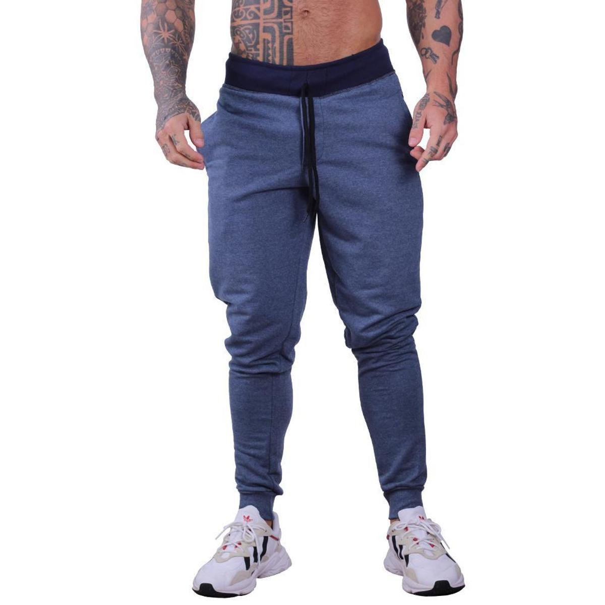 Calça MXD Conceito Moletom Slim Masculina Menor preço em Calça MXD Conceito Moletom Slim Masculina