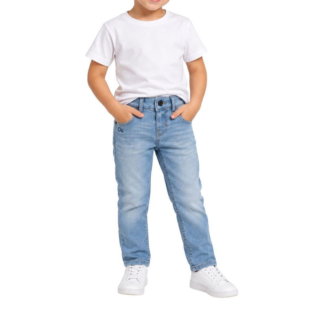 Calça Ogochi Infantil 4 Pockets Skinny Jeans 10/18