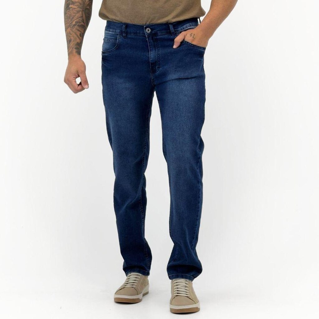Calça Ogochi Jeans Reta Masculina