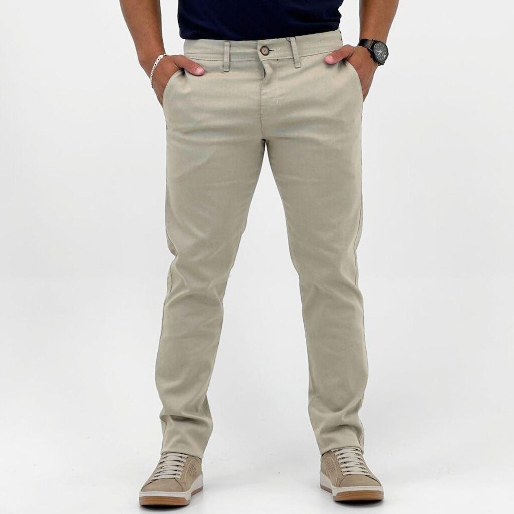 Calça Ogochi Slim Esporte Fino Masculina