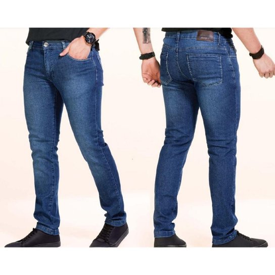 Calça One Jeans Basic Slim Casual Confort Masculino Adulto Jeans - Ref 023036