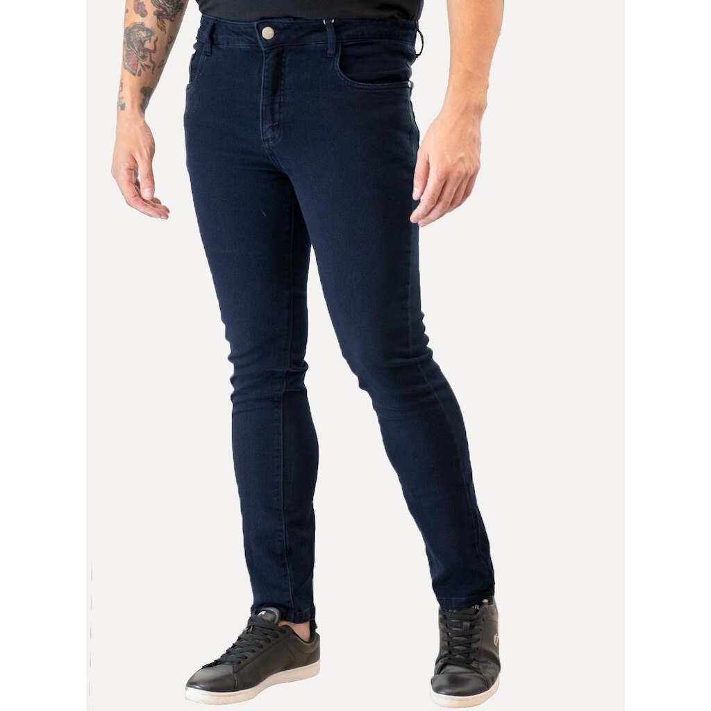 Calça Original Penguin Jeans Masculina Five Pockets Escura