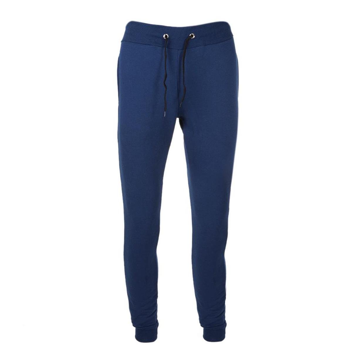 Calça Pandinus Imperador Moletom Jogger Slim Masculina - Marinho Menor preço em Calça Pandinus Imperador Moletom Jogger Slim Masculina - Marinho