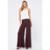 Calça Pantalona Granja Malha Marrom - GG - Veste do 46 ao 48 - Marrom