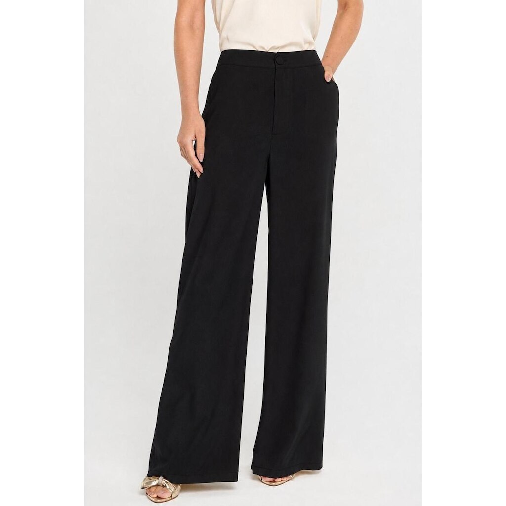 Calça Pantalona PKS Feminina Preta