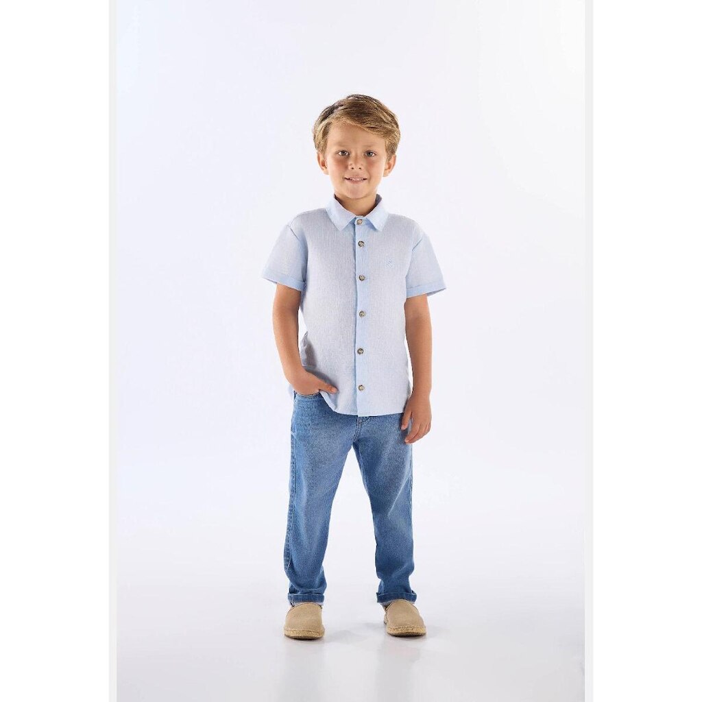 Calça para Menino em Jeans Moletom Up Baby
