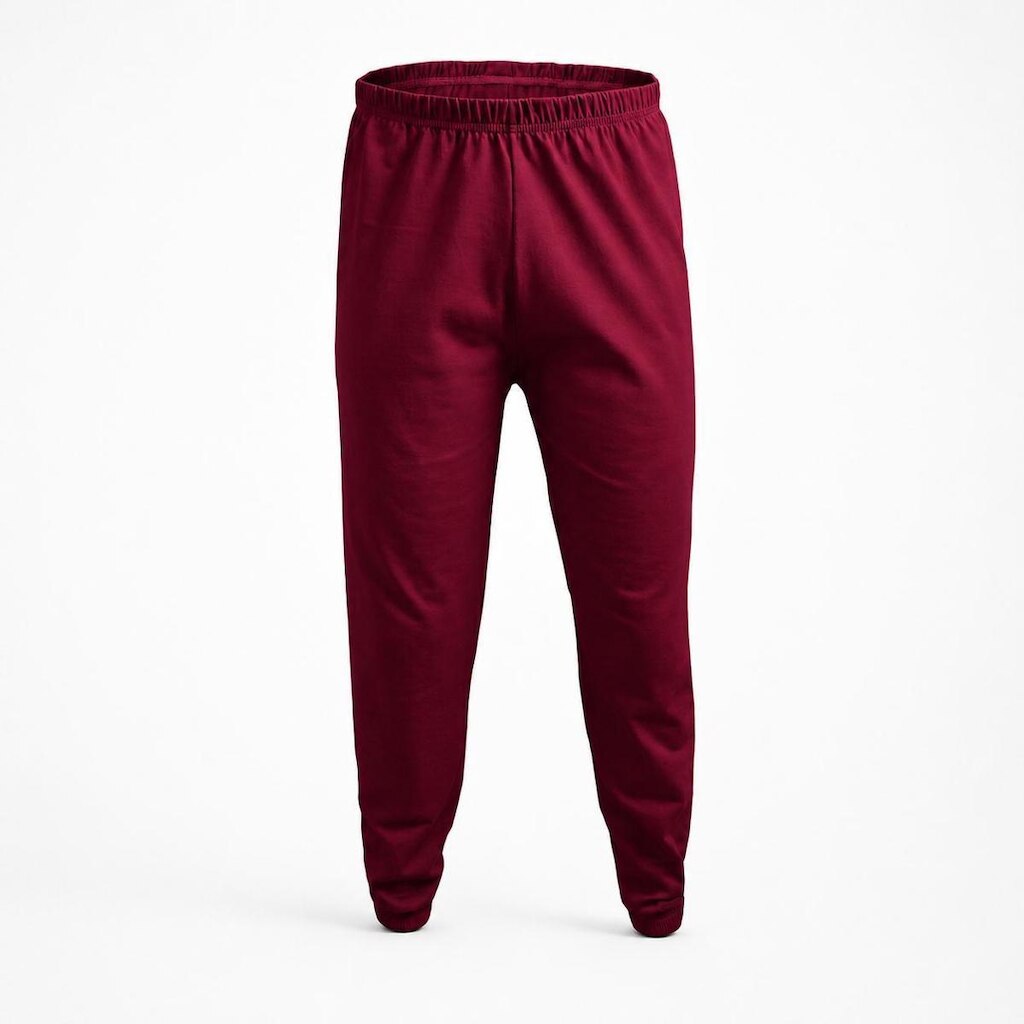 Calça Pijama Básica Masculina Sem Estampa Lisa Confortável