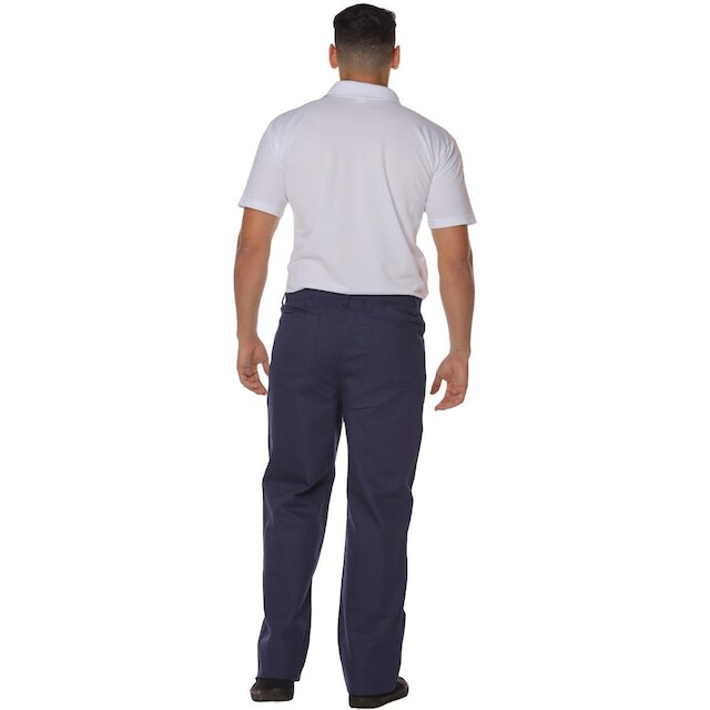 Calça Profissional Operacional Masculina Brim Cós Meio Elástico