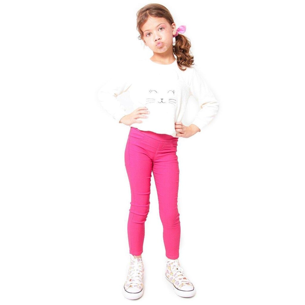 Calça Quase Anjo Infantil Baby Jogger com Elástico Feminina
