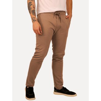 Calça Reserva Masculina Moletom Basica Cáqui Escuro