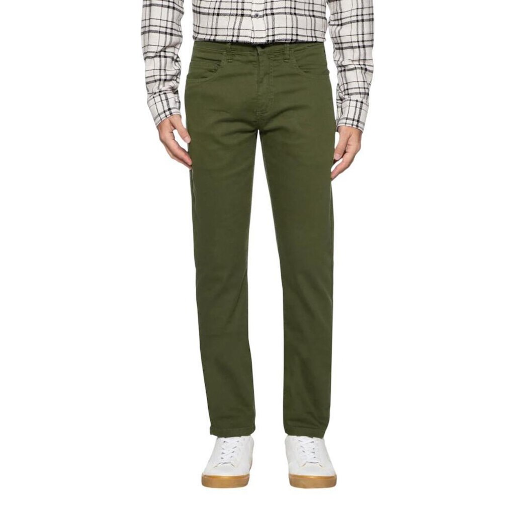 Calça Reserva Sarja Stretch Biarritz Masculino Caqui