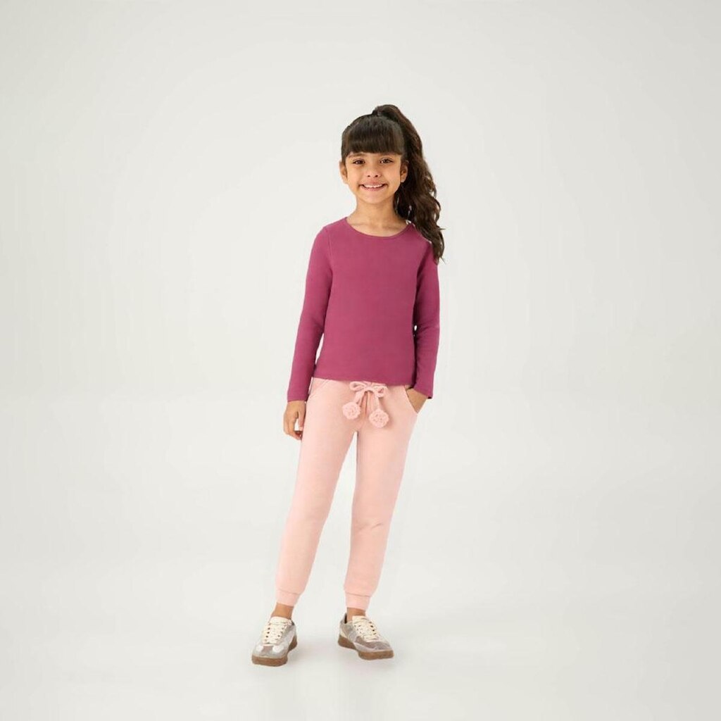 Calça Rosa Infantil Pulla Bulla Menina - 55323-11