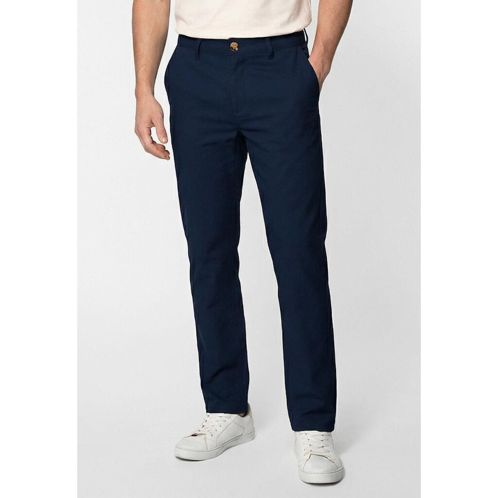 Calça Sarja Acetinada Slim Azul Escuro