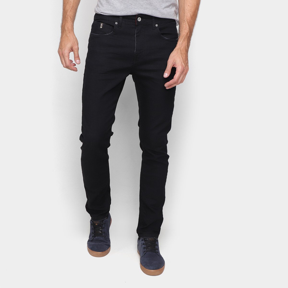 Calça Sarja Acostamento Skinny Masculina - Preto é ruim? Calça Sarja Acostamento Skinny Masculina - Preto é boa?