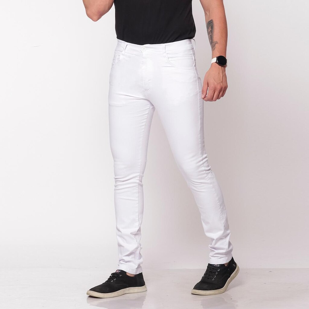 Calça Sarja Conforto Skinny Elastano 7901