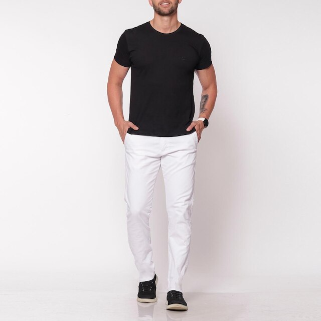 Calça Sarja Conforto Slim Fit Elastano 7894