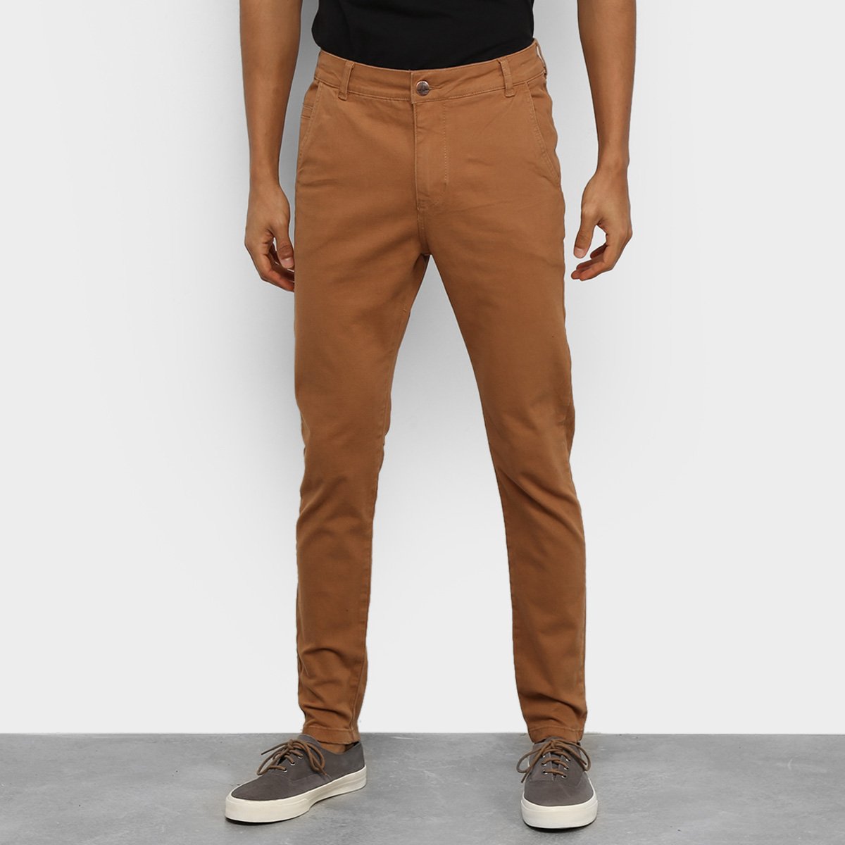Calça Sarja Ecxo Skinny Masculina - Caramelo é ruim? Calça Sarja Ecxo Skinny Masculina - Caramelo é boa?