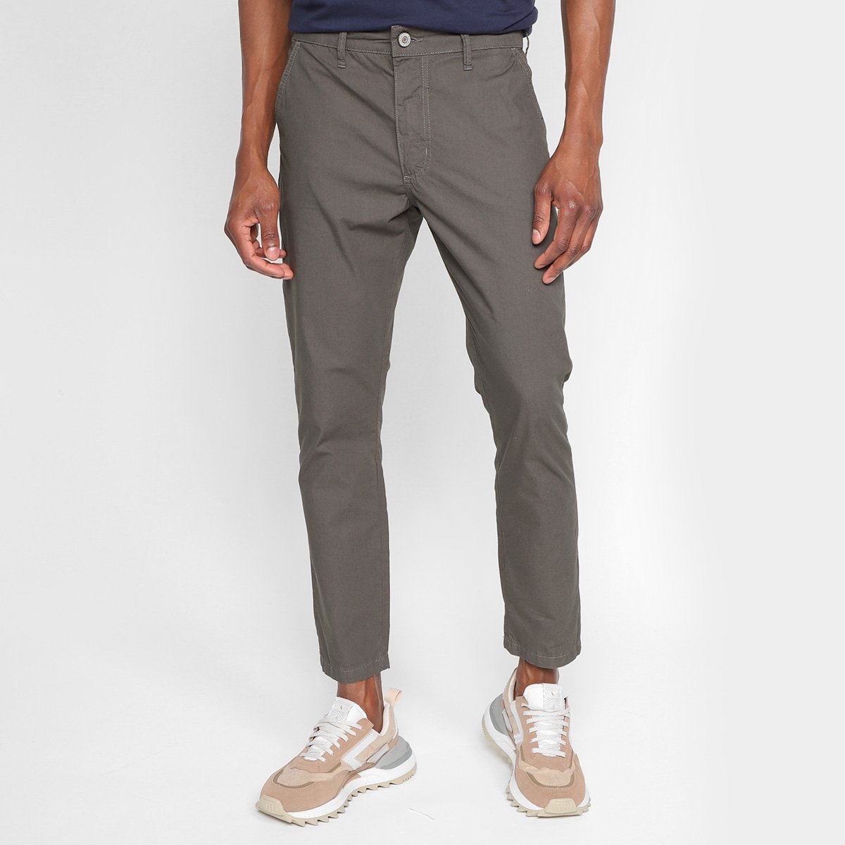 Calça Sarja Forum Johann Slim Masculina - Verde é ruim? Calça Sarja Forum Johann Slim Masculina - Verde é boa?