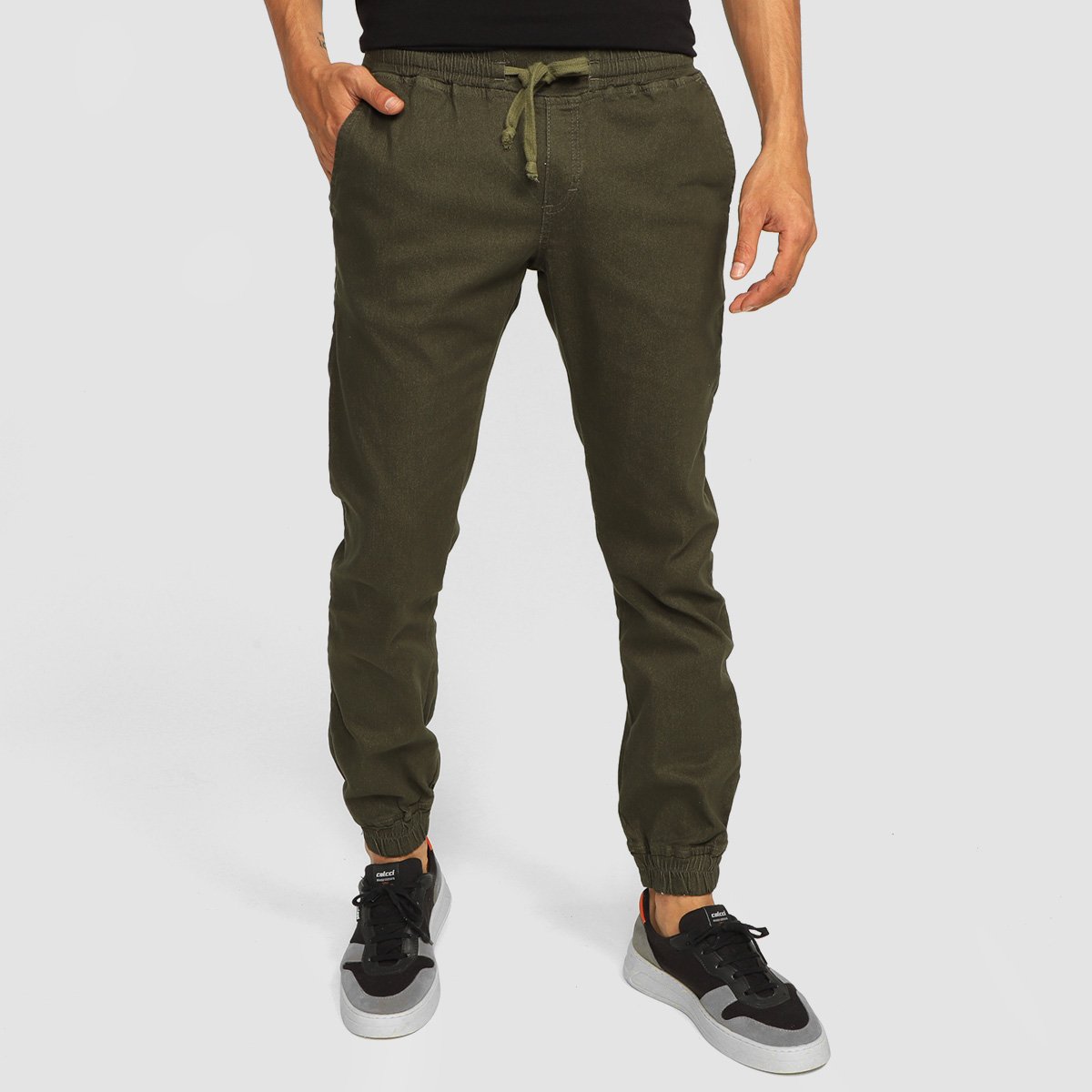 Calça Sarja Hivar Cargo Masculina - Verde é ruim? Calça Sarja Hivar Cargo Masculina - Verde é boa?