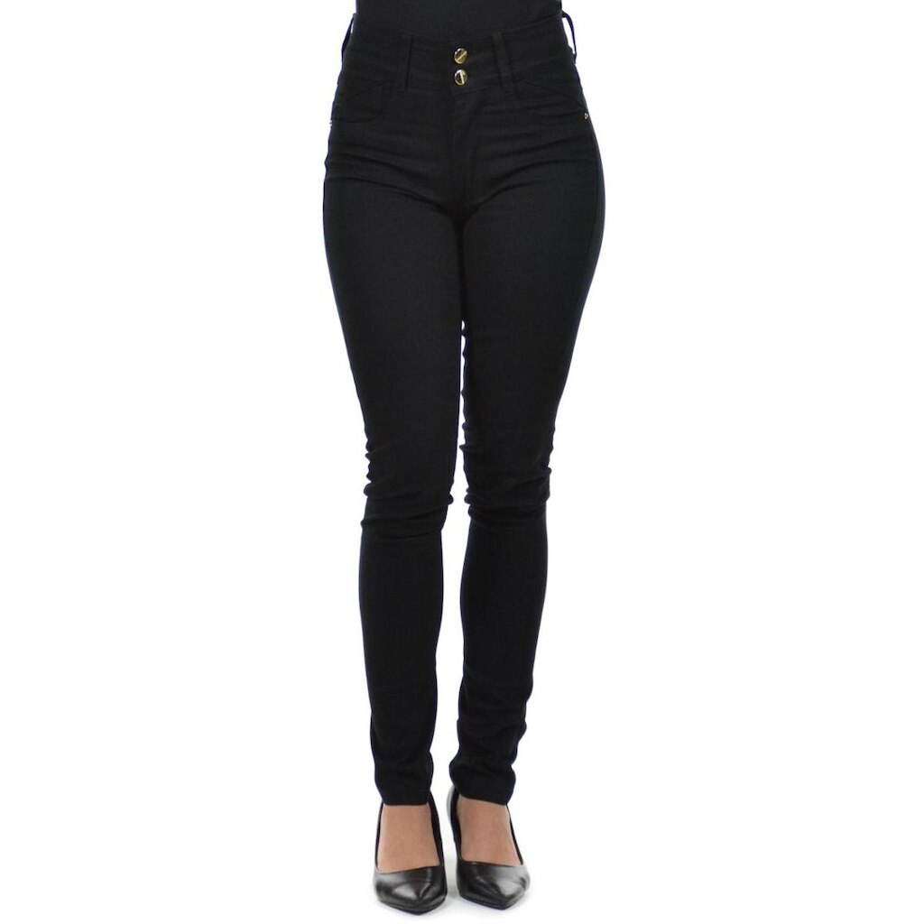 Calça sarja hot pant fenomenal Preto 44