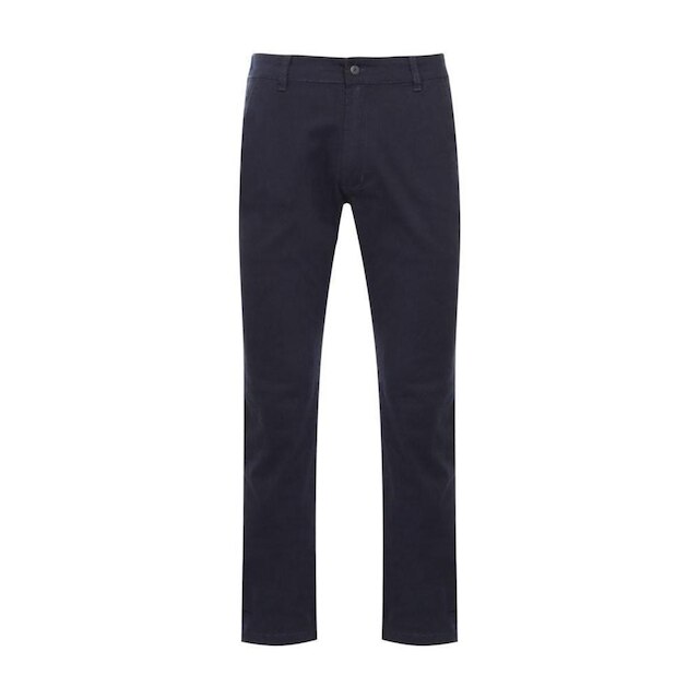 Calça Sarja Hugo Deleon Elastano Esporte Fino Marinho
