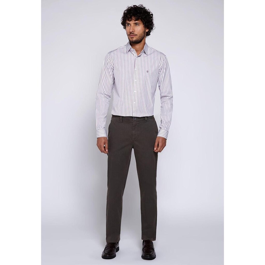 Calça Sarja Individual Right Fit Verde Militar Tam. 42