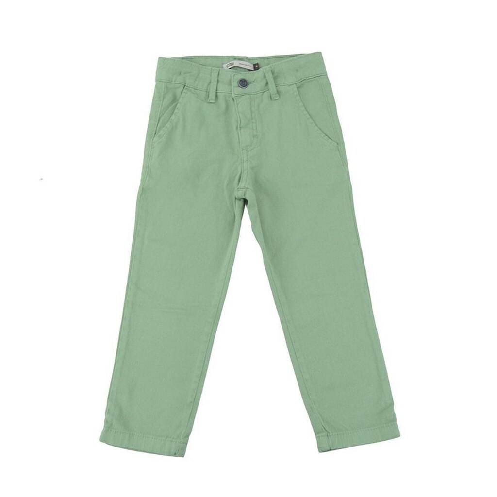 Calça Sarja Infantil Masculina Carinhoso Chino Verde - 10001