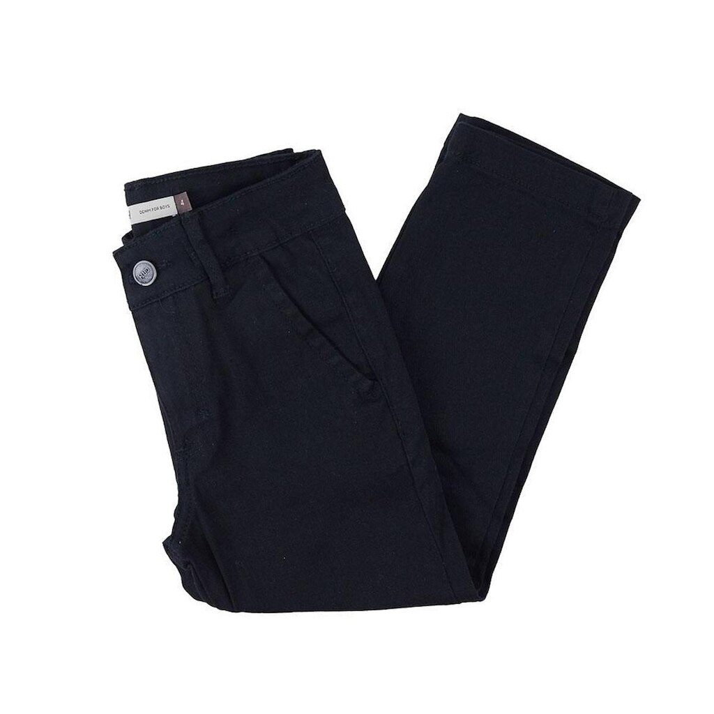 Calça Sarja Infanto Juvenil Masculina Carinhoso Chino Preta