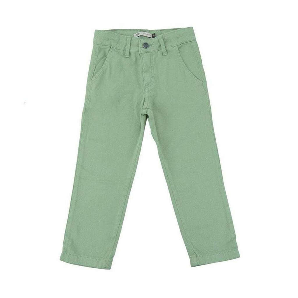 Calça Sarja Infanto Juvenil Masculina Carinhoso Verde Chino