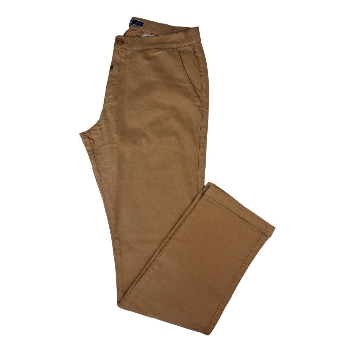 Calça Sarja Masculina Alfaiataria com Elástico Algodão Elastano Confort SquadrãoX Menor preço em Calça Sarja Masculina Alfaiataria com Elástico Algodão Elastano Confort SquadrãoX