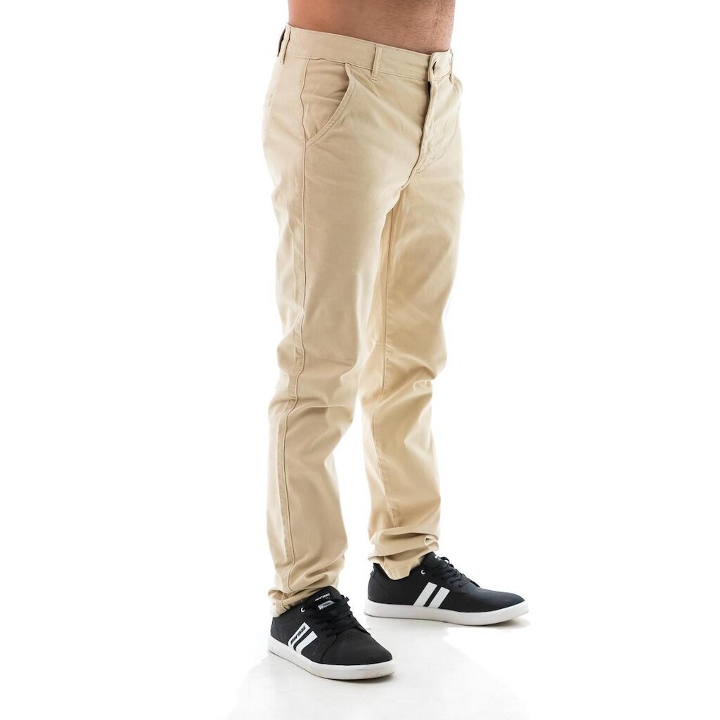 Calça Sarja Masculina Arauto Slim Collor com Bolso Embutido