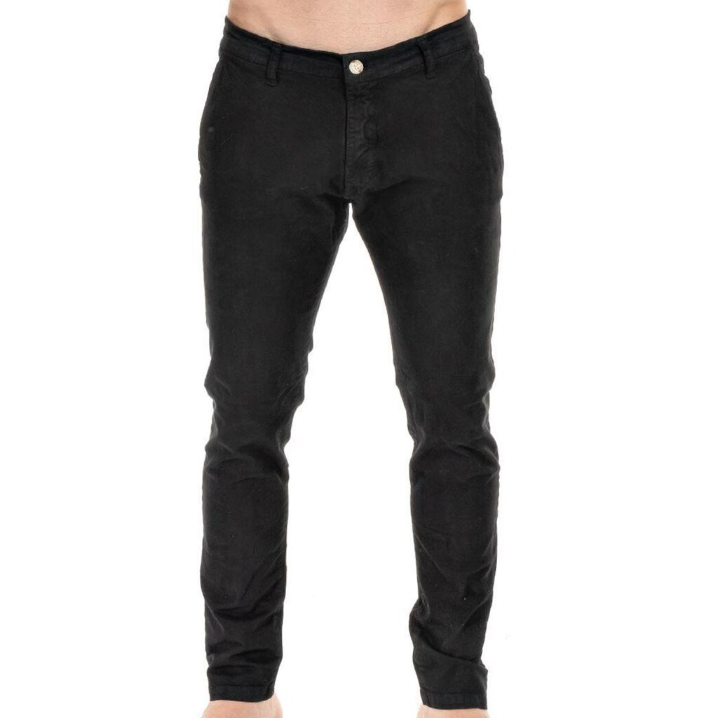 Calça Sarja Masculina Chino Slim Algodão C/ Elastano 240001B