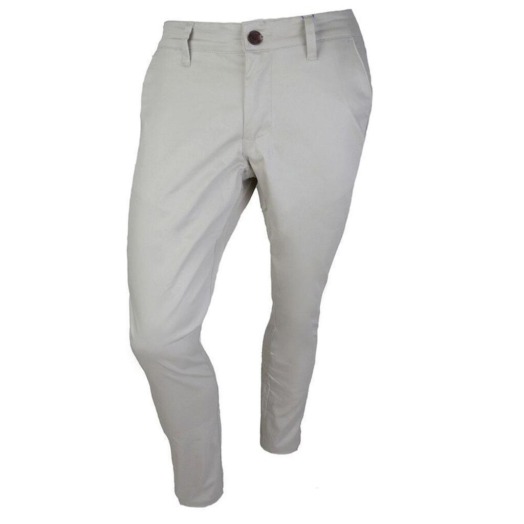 Calça Sarja Masculina Docthos Easy Bege - 601 1