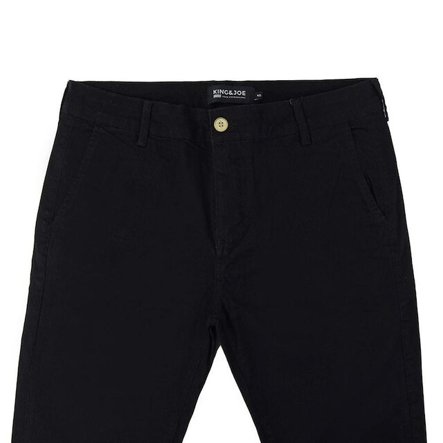 Calça Sarja Masculina King&Joe Slim Preta - CL22102