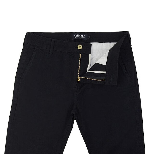 Calça Sarja Masculina King&Joe Slim Preta - CL22102
