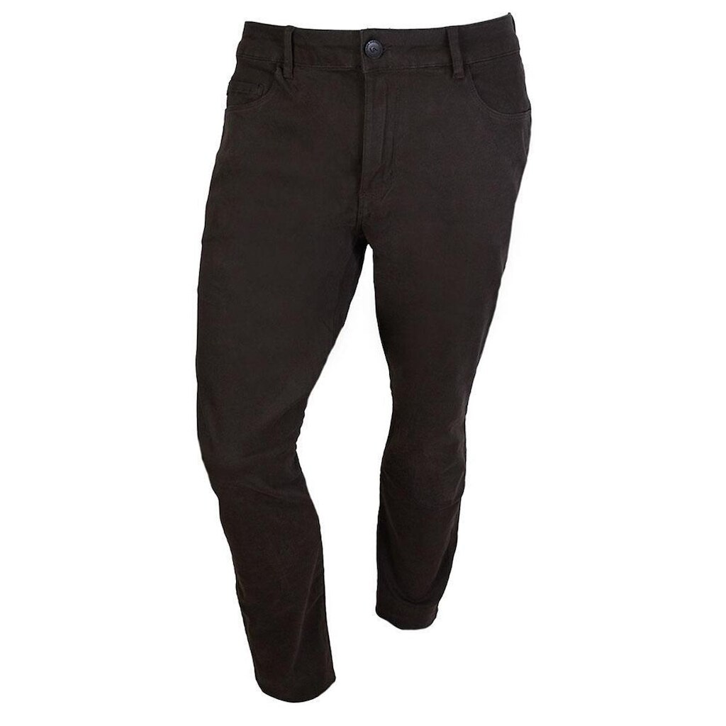 Calça Sarja Masculina Lado Avesso Marcello Slim Marrom - L02
