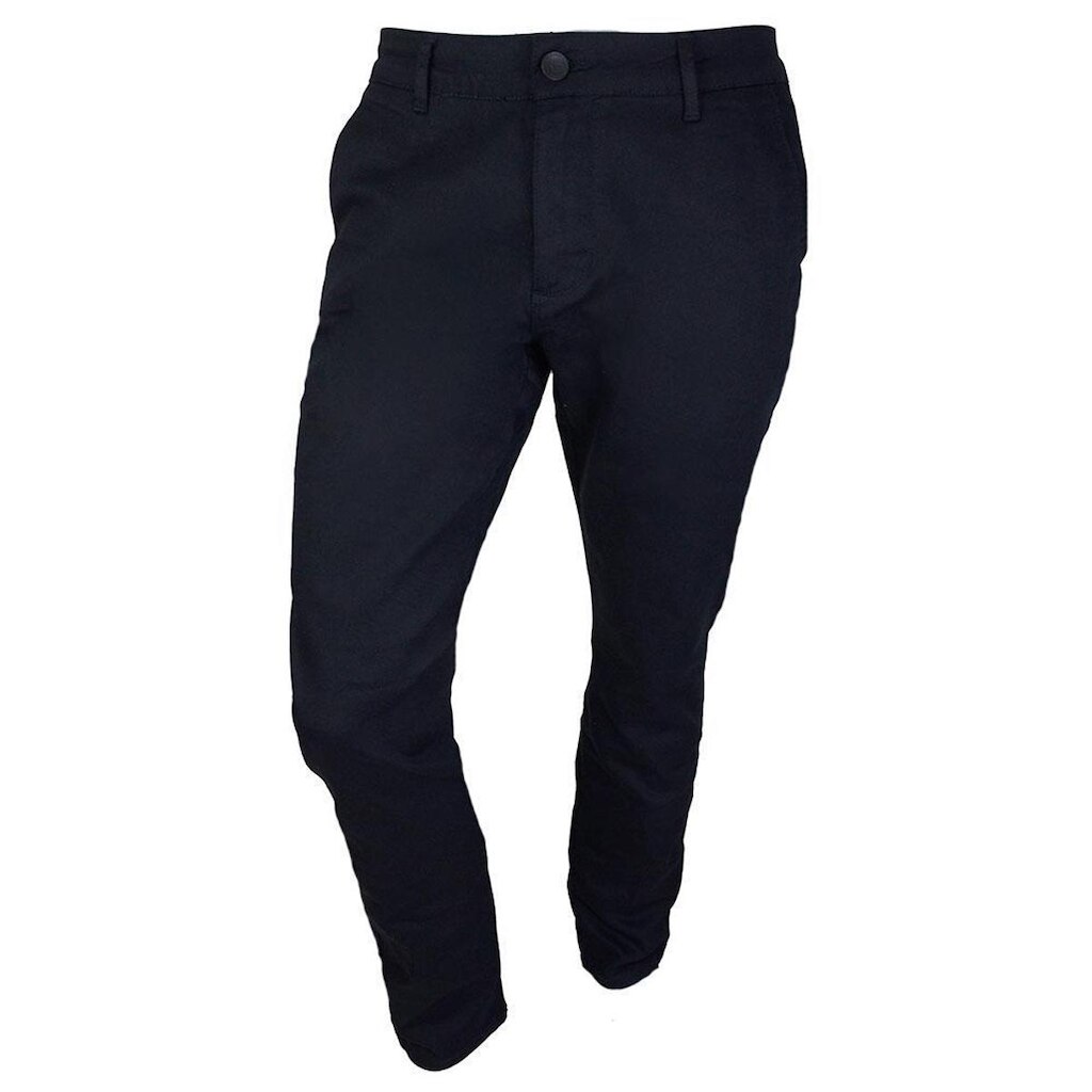 Calça Sarja Masculina Lado Avesso Marcello Slim Preta -3036