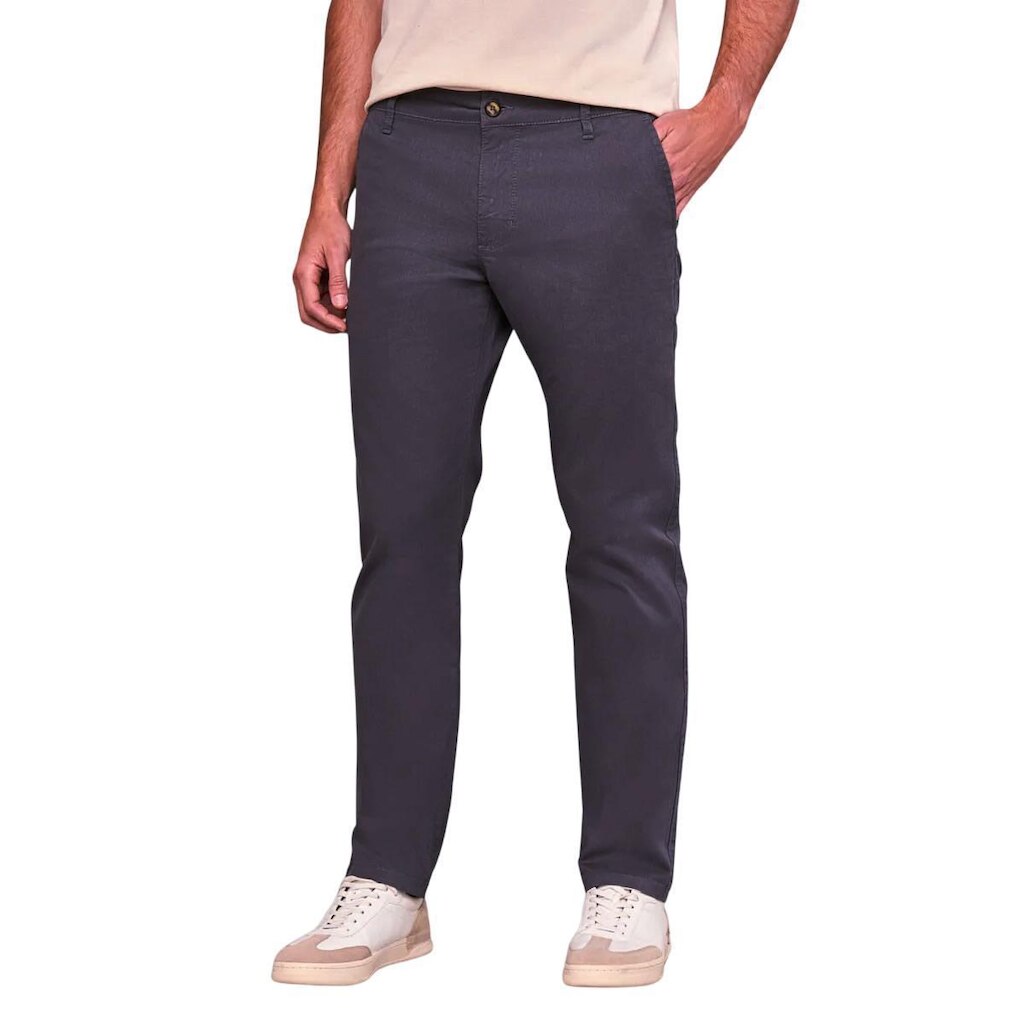 Calça Sarja Masculina Lado Avesso Richard Cinza - LH10240