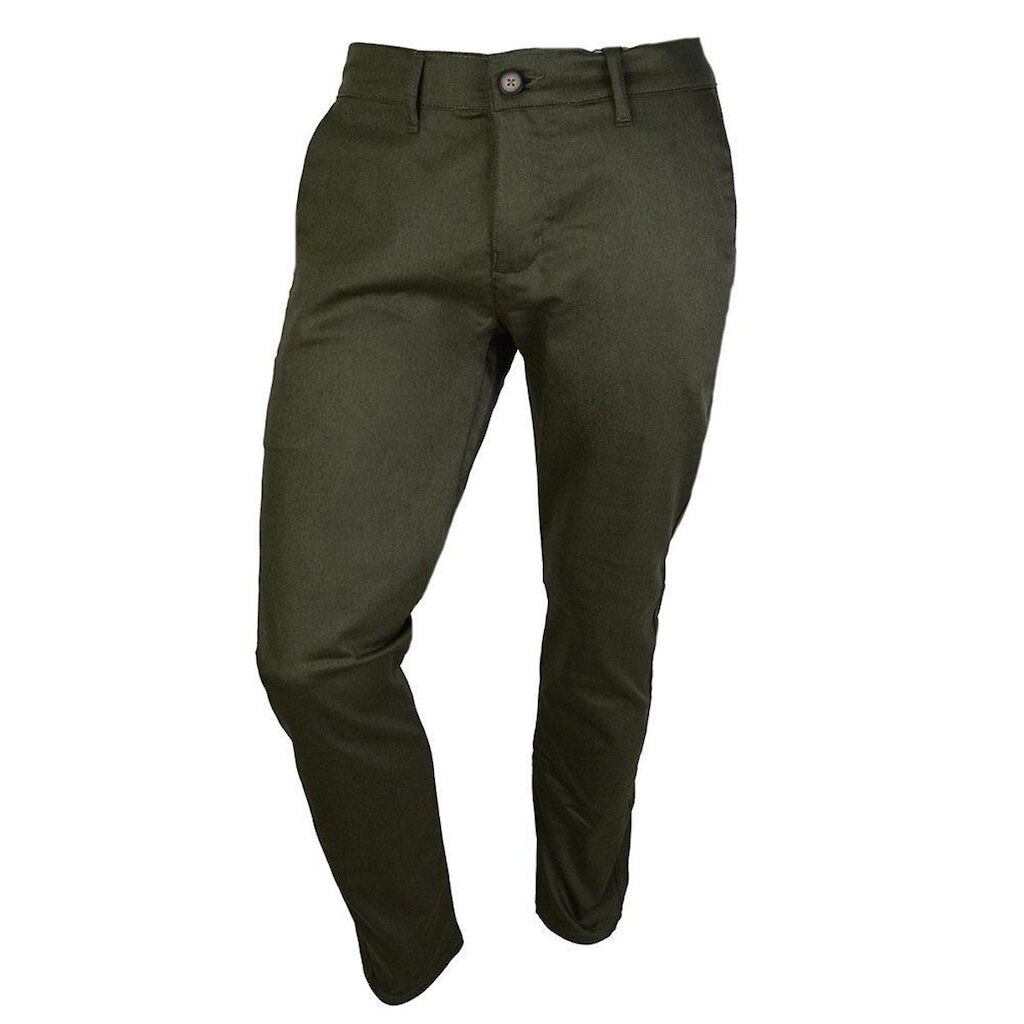 Calça Sarja Masculina Ogochi Slim Verde - 0025